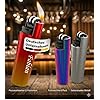 Mini Clipper Lighter with Engraving, Personalised Lighter, Elegant Gift for Men and Women, Lighter with Name, Metal Gas Lighter (Fire Red)