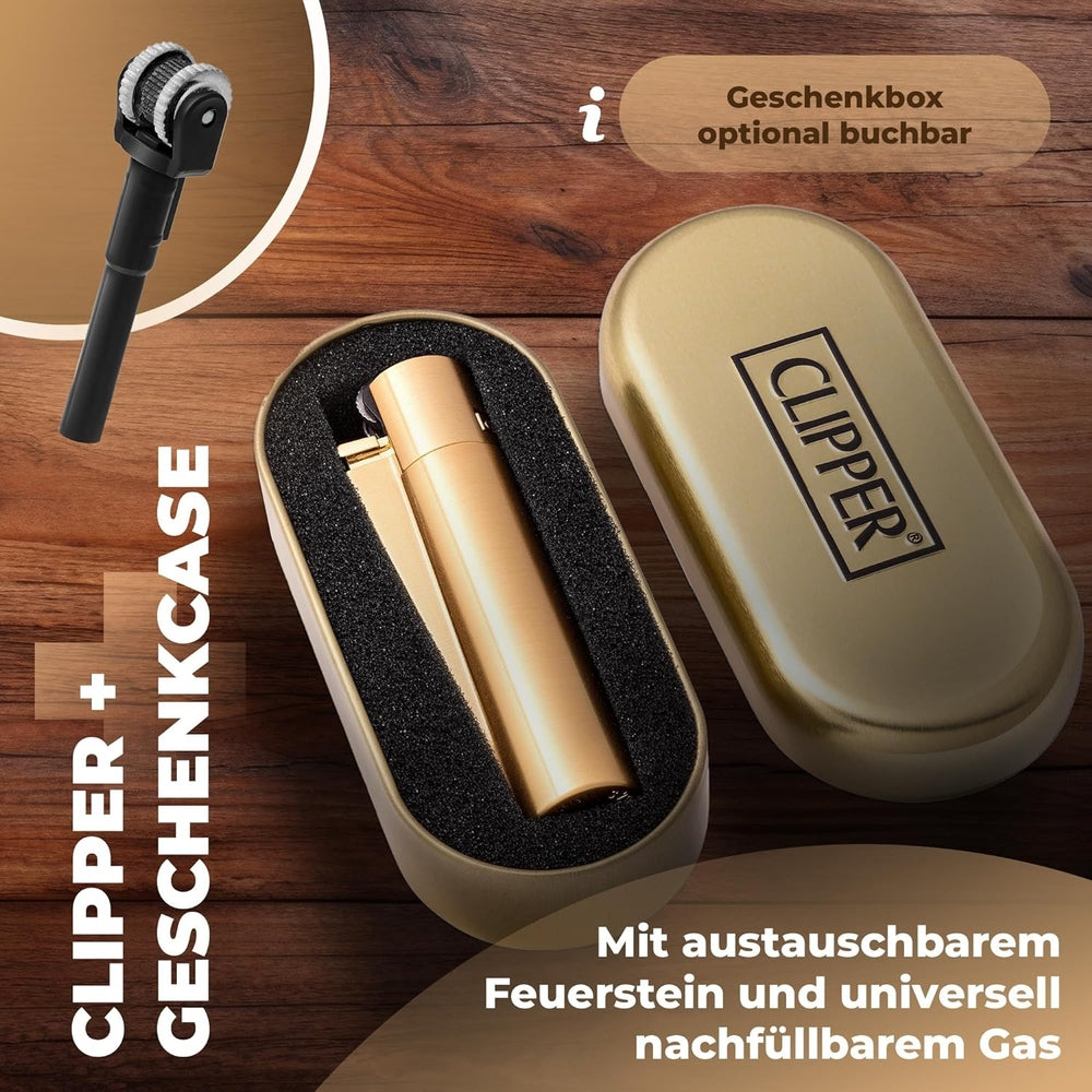 Clipper-Feuerzeug-mit-Gravur-in-Box-Rädchen-herausnehmbar-optional