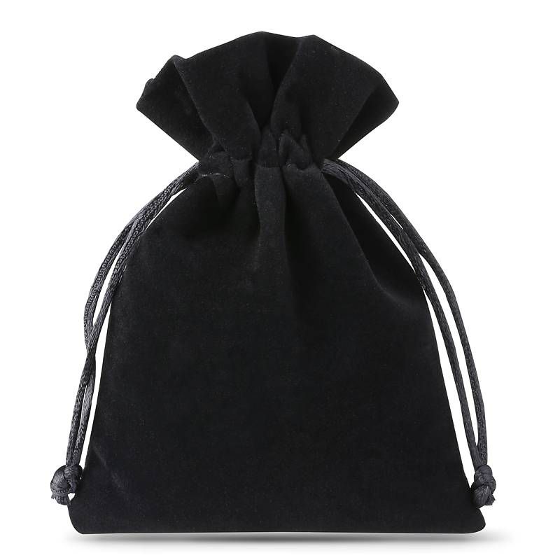 Black velvet bag